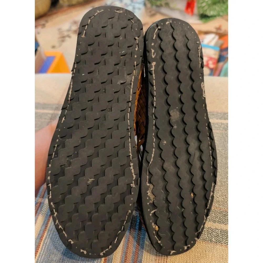 Sanchez Woven Leather Sandals Men's 11.25